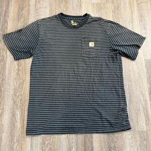 Carhartt Men's Black and Grey T-shirt